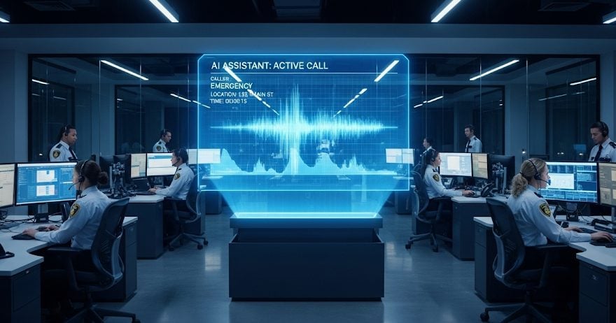 theblazetrends's tweet card. Emergency dispatchers for police departments in the United States are trying a new approach. They are now using artificial intelligence, or AI, to answer calls. This helps filter out calls that are...
