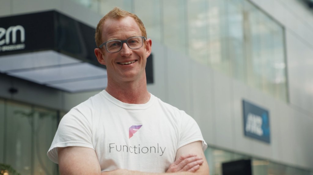 functionly's tweet card. Tim Brewer, Co-Founder and CEO at Functionly shares his startup journey, and the unique challenges of building a startup in Perth.