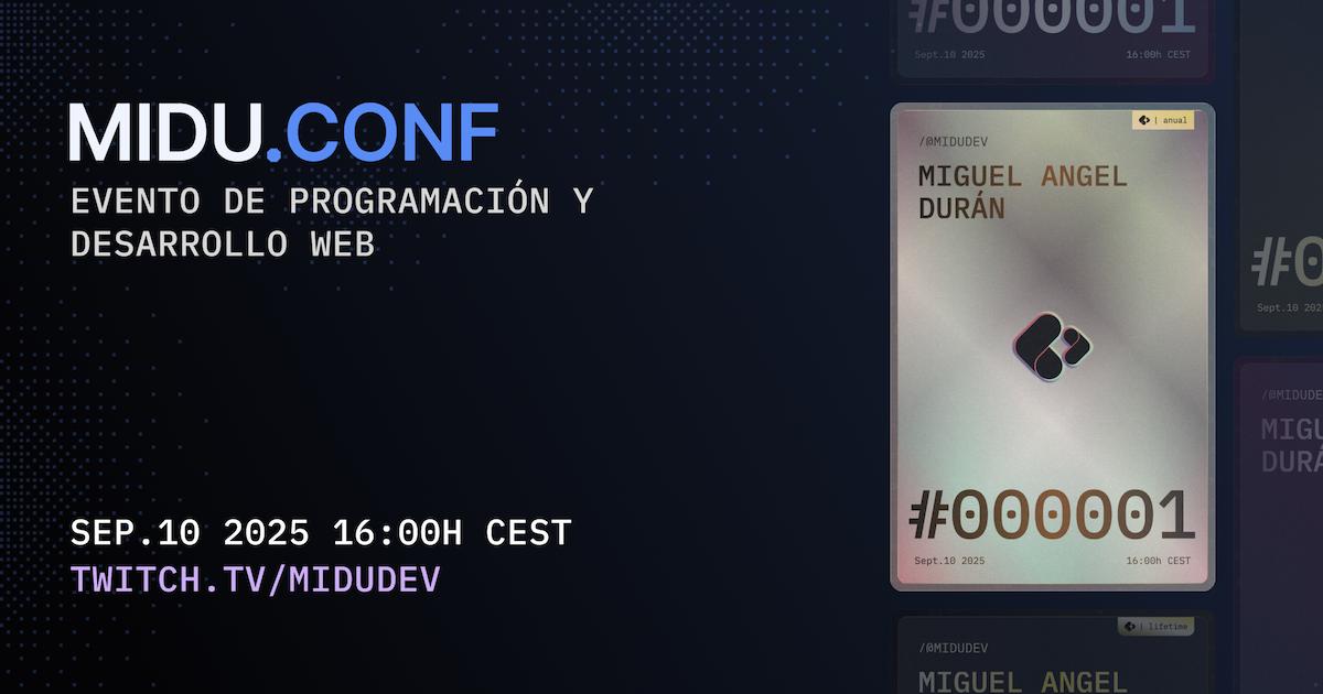 JohanMFC11's tweet card. Conferencia de programación y tecnología para el día del programador y la programadora