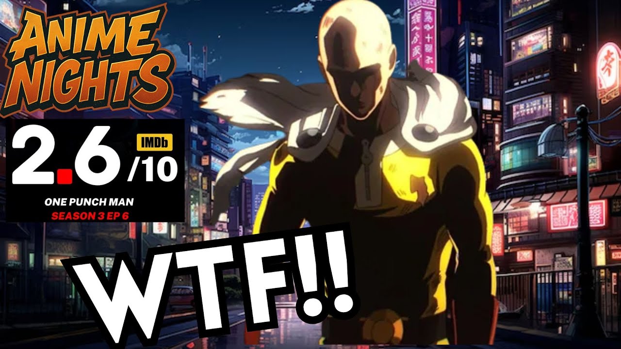 AnimeGuyEnt's tweet card. Anime Nights Ep 7 - What's Is Going On With One Punch Man?