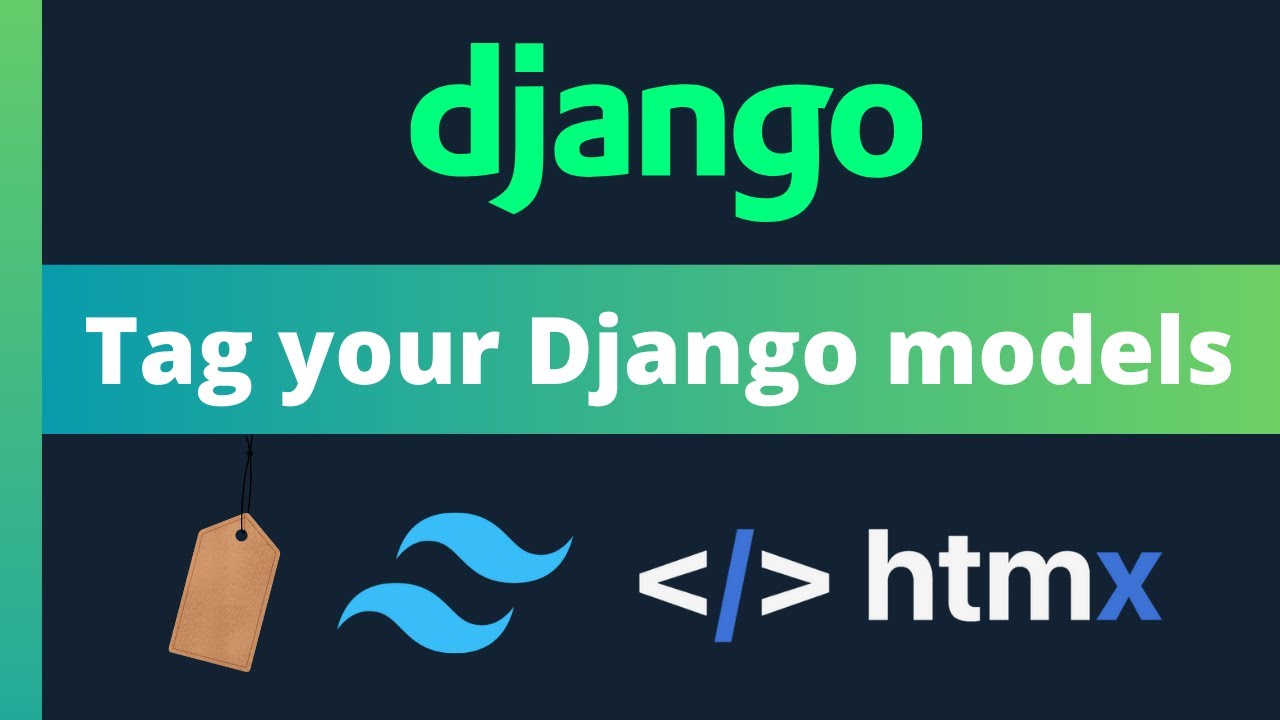 CloudWDjango's tweet card. Tag your Django models with Taggit, Tailwind CSS and HTMX | Django...