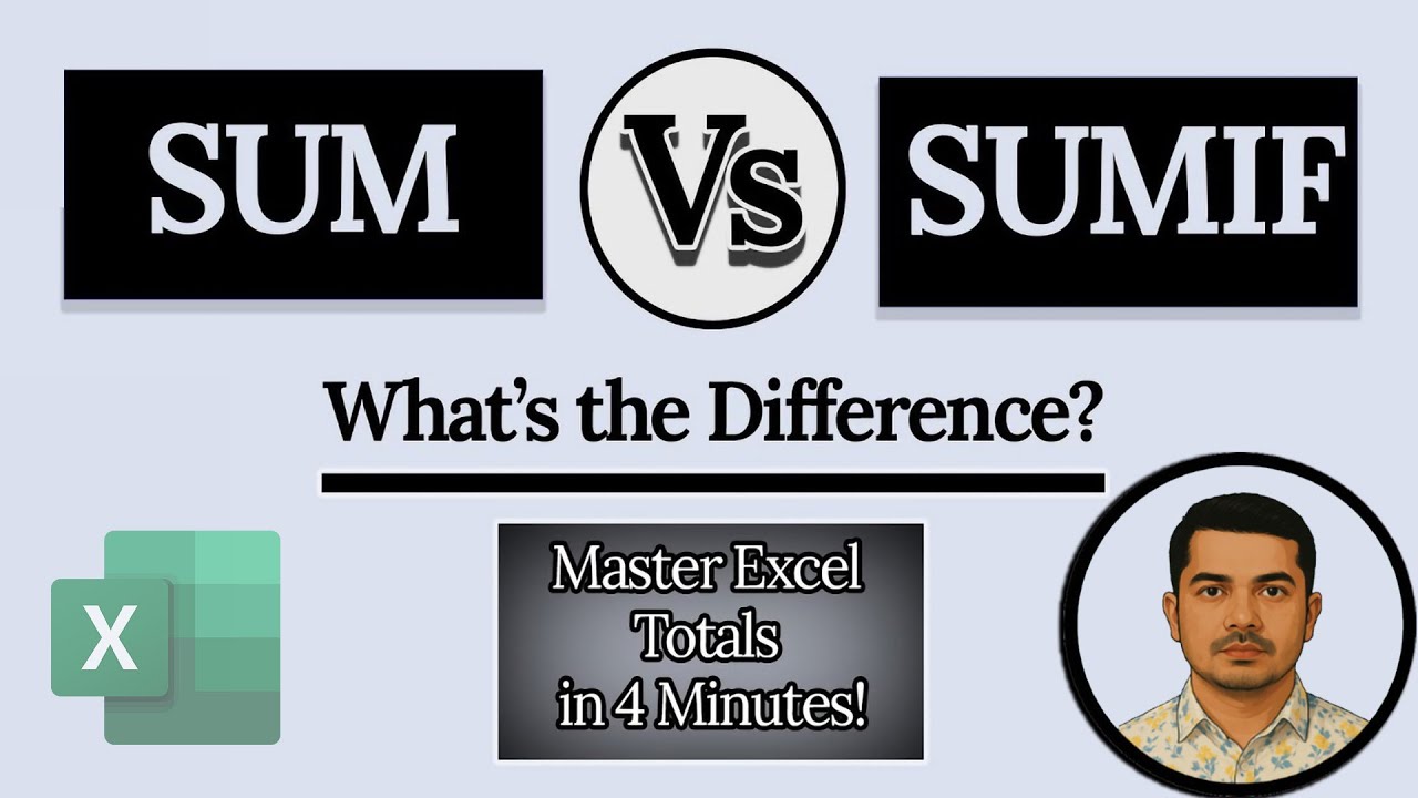 JB5453's tweet card. SUM & SUMIF Function in Excel: Stop Adding Manually!