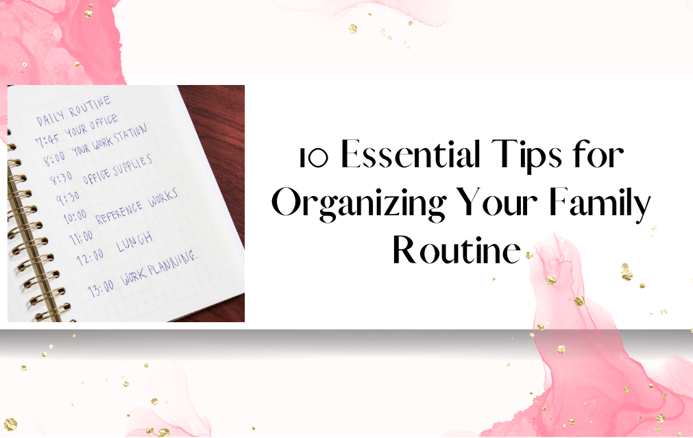 BrewsN22561's tweet card. Discover 10 tips for organizing your family routine to reduce chaos and strengthen family bonds for a more enjoyable home life.