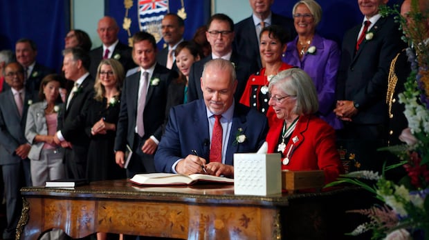 jjhorgan's tweet card. The government has followed through or made positive progress on 90 of the 122 pledges in its platform. Another 18 are incomplete, while 14 have seen no progress. 