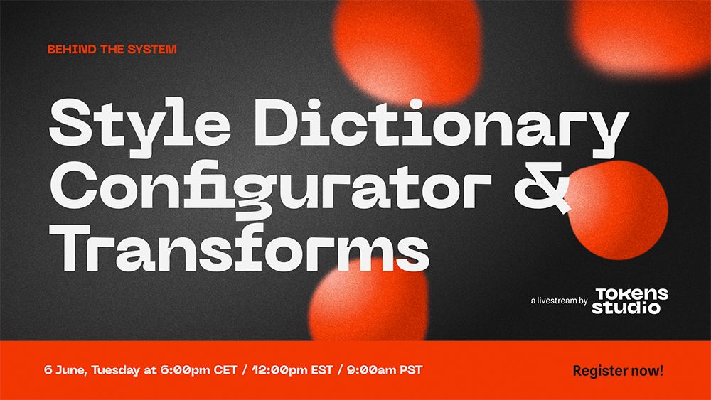 bosss's tweet card. 📣 Join us this Tuesday! We got a lot of requests regarding the transformation of #designtokens to any other output. Therefore we scheduled a dedicated live stream on this topic. In this talk Joren...