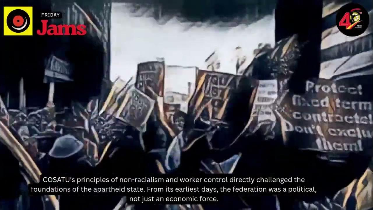 COSATUSSONLINE's tweet card. COSATU Friday Jams: Towards 40th Anniversary Rally