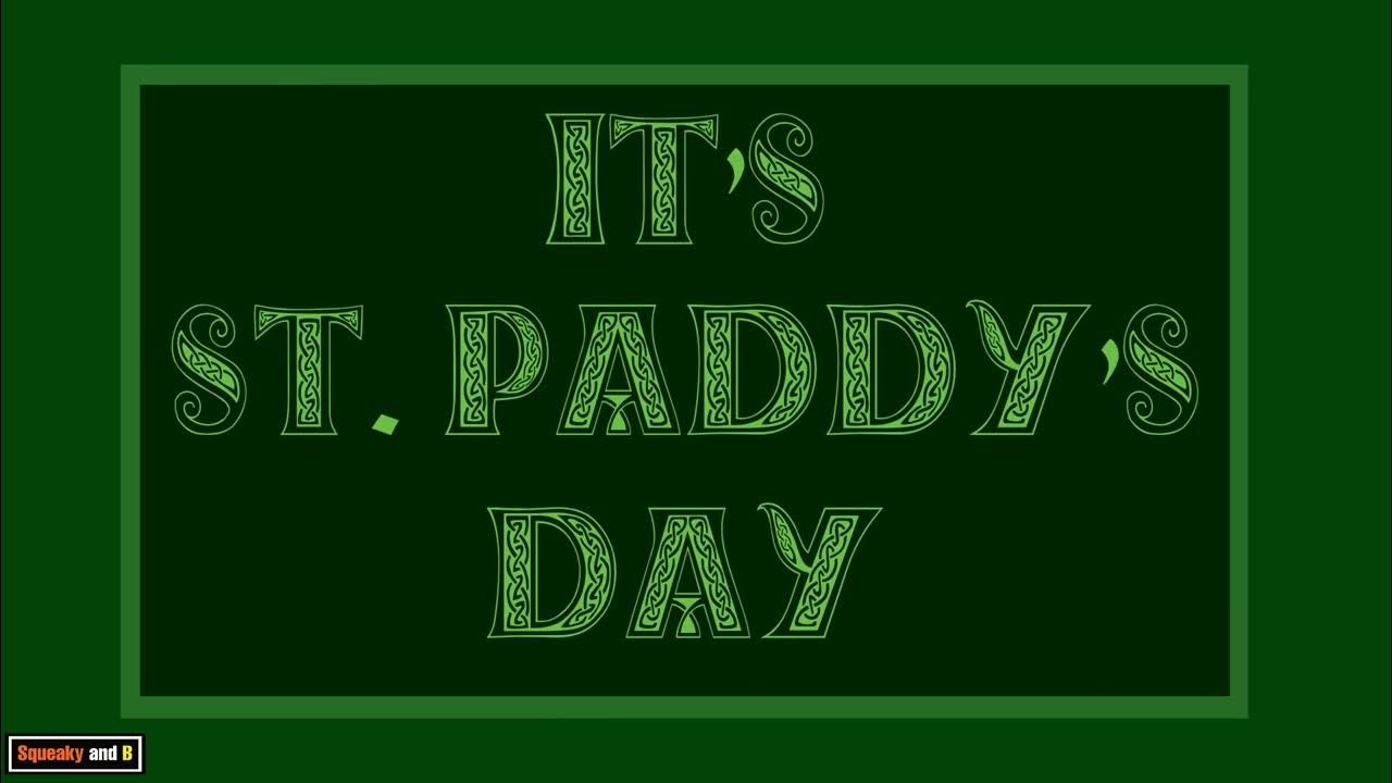 squeakyandb's tweet card. Happy St Paddy's from Squeaky and B.