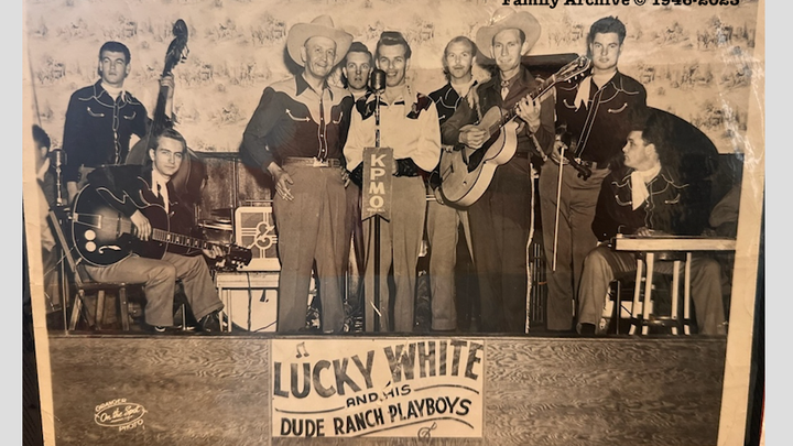TheRaw420's tweet card. The music of Lucky White's Dude Ranch Playboys and his ban… Richard White needs your support for Help our legal defense fund - Country star Lucky White 1946