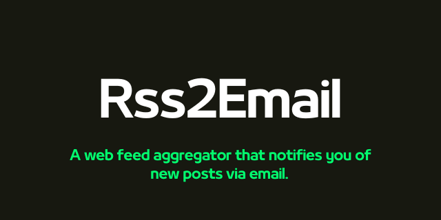 aboutRSS's tweet card. An RSS feed aggregator that notifies you of new posts via email. - AntoniosBarotsis/Rss2Email