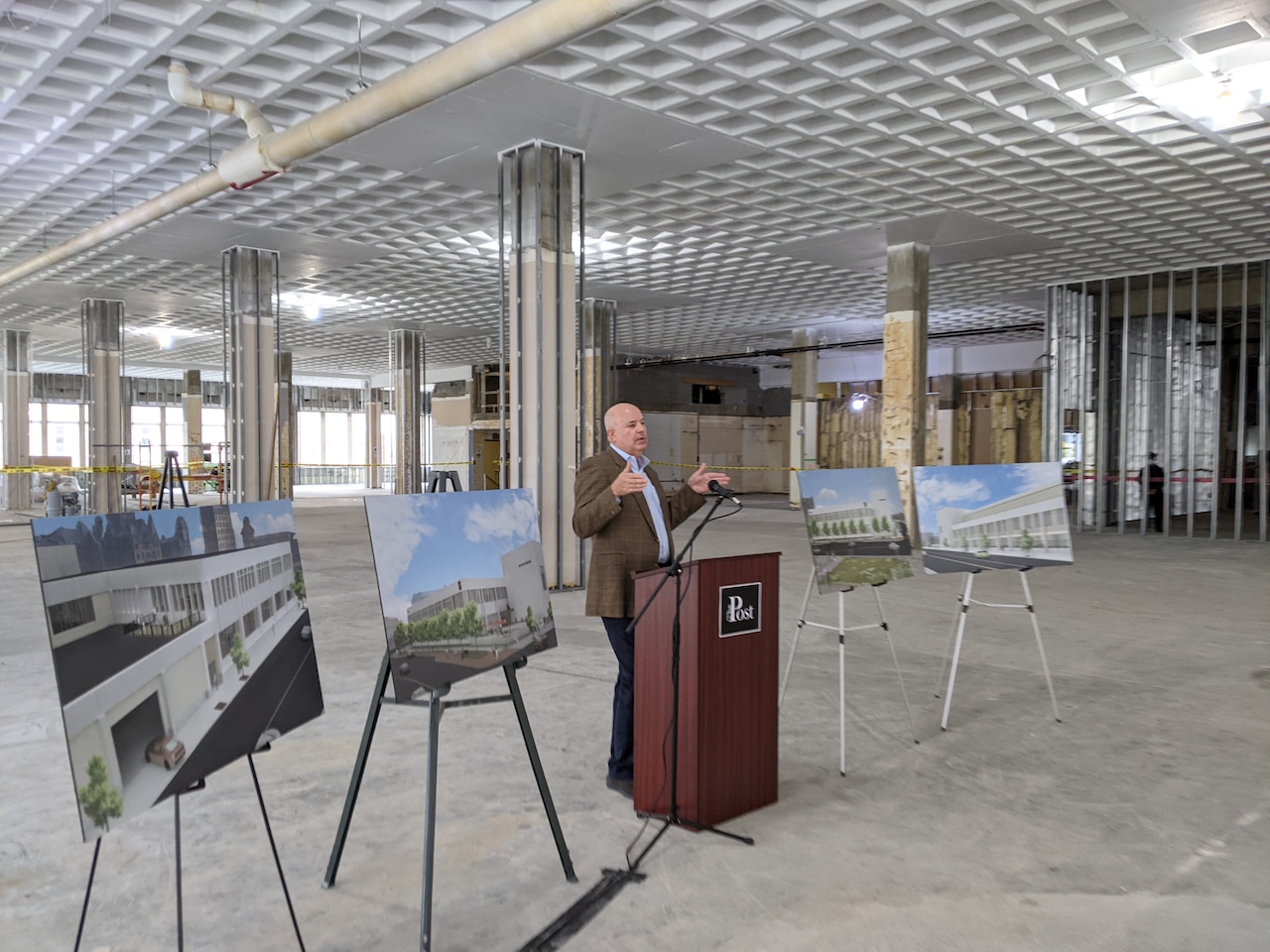 tkkennedytim's tweet card. Work on the redevelopment project is already underway.