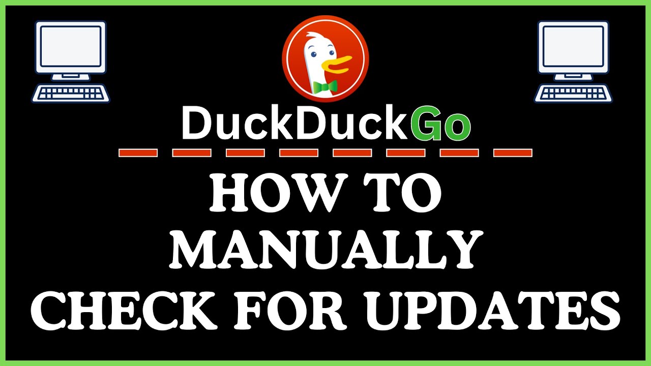 CraigJohnson20's tweet card. How to Manually Check for Updates on the DuckDuckGo Web Browser |...