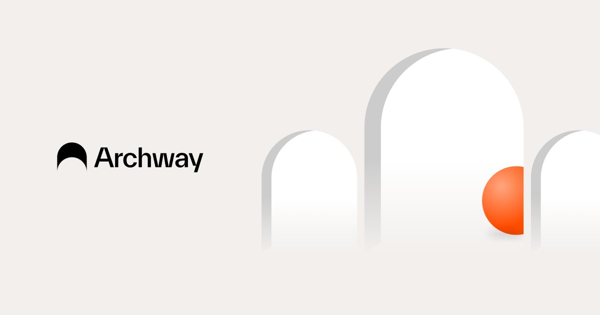 archwayHQ's tweet card. Archway is a smart contract platform that rewards developers — ushering in next gen dApps.