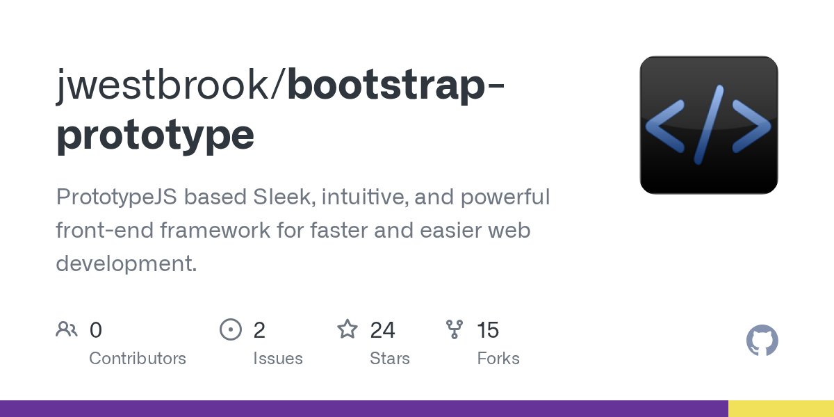 richard_tetaz's tweet card. PrototypeJS based Sleek, intuitive, and powerful front-end framework for faster and easier web development. - jwestbrook/bootstrap-prototype