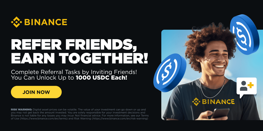 DevHumbe's tweet card. Programa de Indicações de corretora de criptomoedas | Binance Oficial