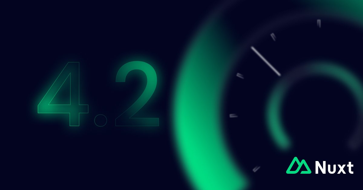 Mokkapps's tweet card. Nuxt 4.2 is out - with experimental TypeScript plugin support, better error handling in development, abort control for data fetching, and more!