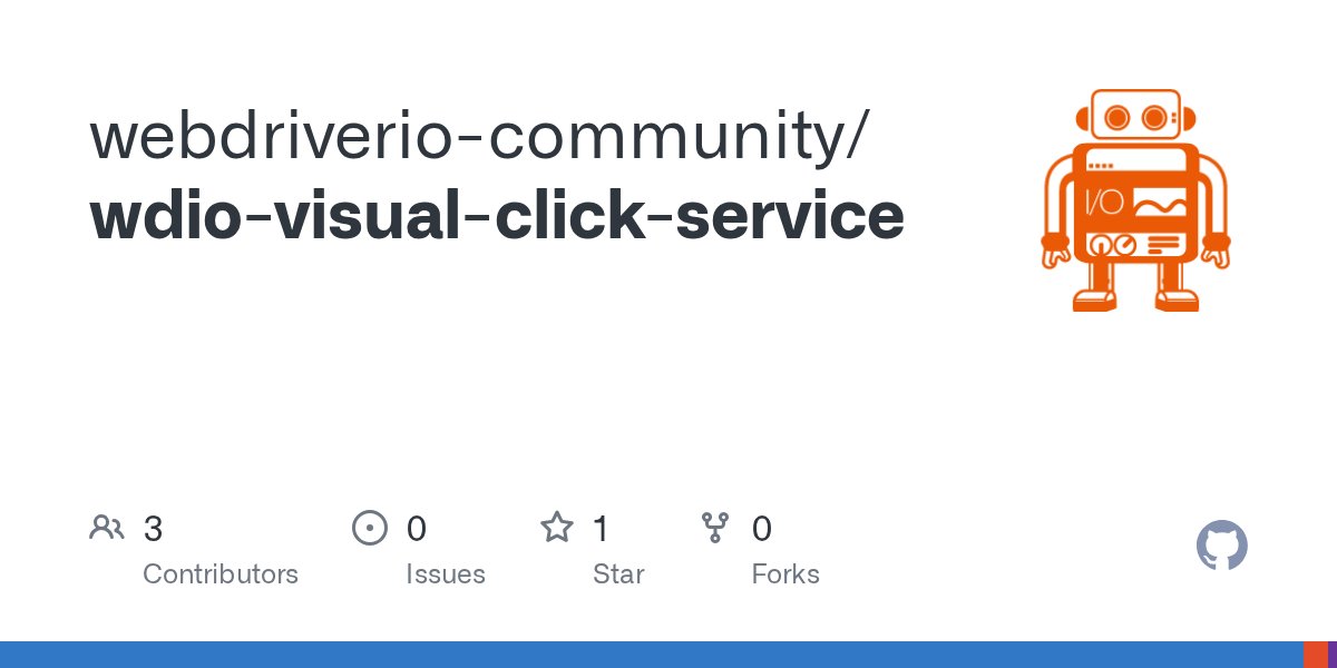 webdriverio's tweet card. Contribute to webdriverio-community/wdio-visual-click-service development by creating an account on GitHub.