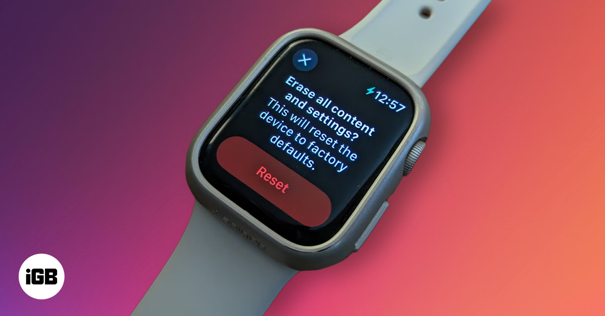 igeeksblog's tweet card. Looking to sell or give away your Apple Watch? Here’s how to safely factory reset Apple Watch, with or without your paired iPhone.