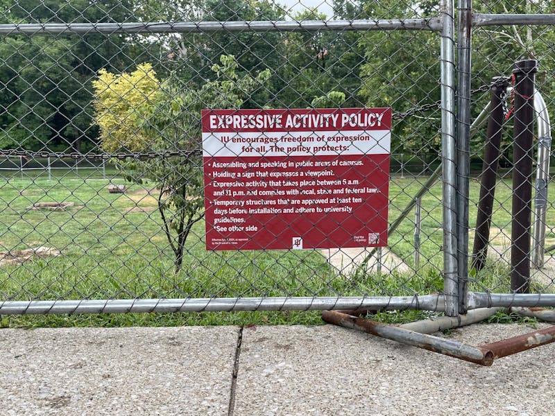 SenatorYoder's tweet card. IU set up fencing surrounding the meadow as it receives “extensive repairs.”
