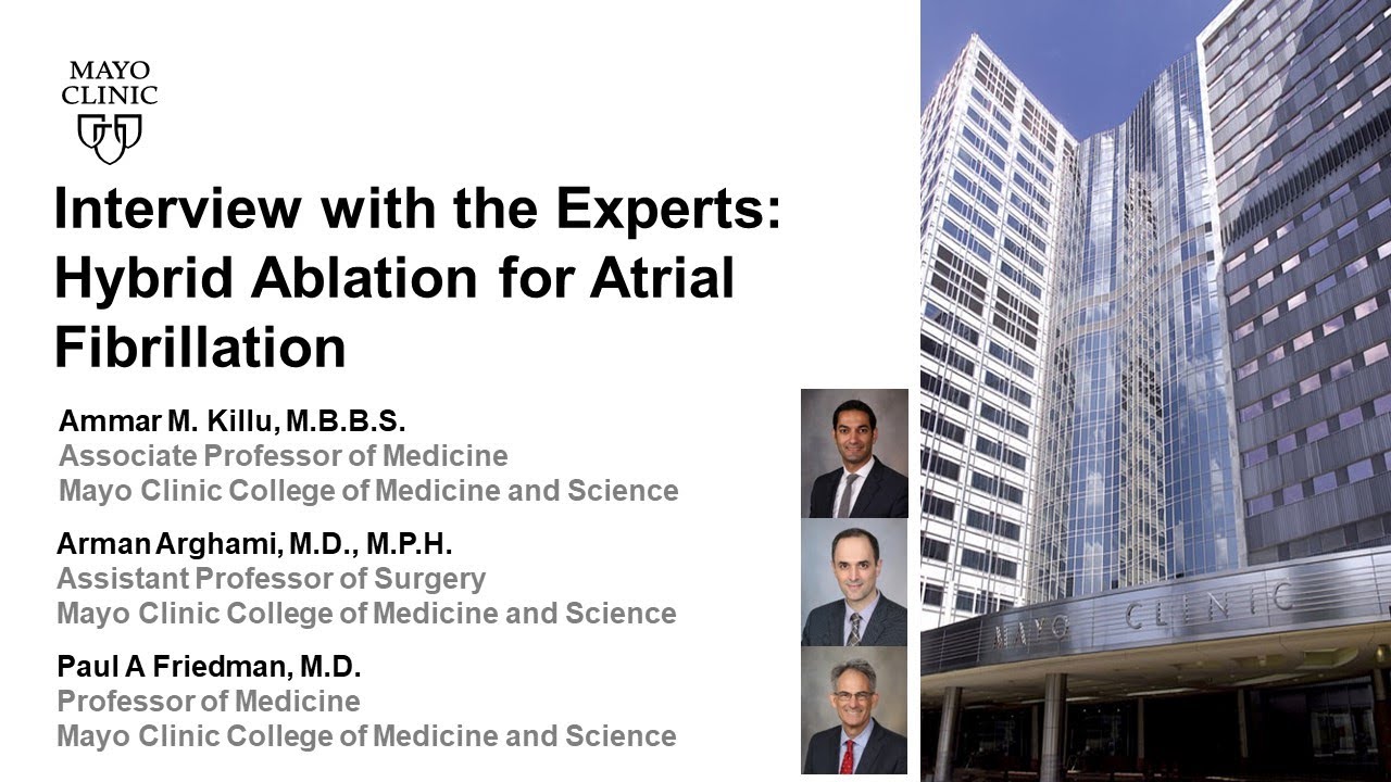 MayoClinicCVS's tweet card. Hybrid Ablation for Atrial Fibrillation