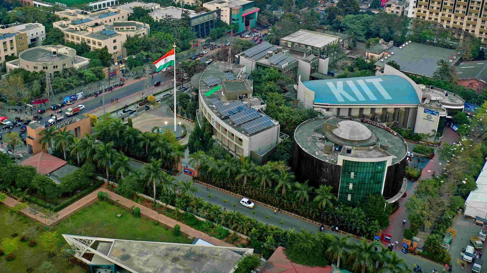 nshradha_nayak's tweet card. KIIT University ranks 5th among Indian universities in THE World University Rankings 2026, marking Odisha's presence in the national top 10.