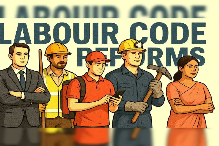 Dnn24Network's tweet card. New Labour Codes simplify, streamline India's labour laws