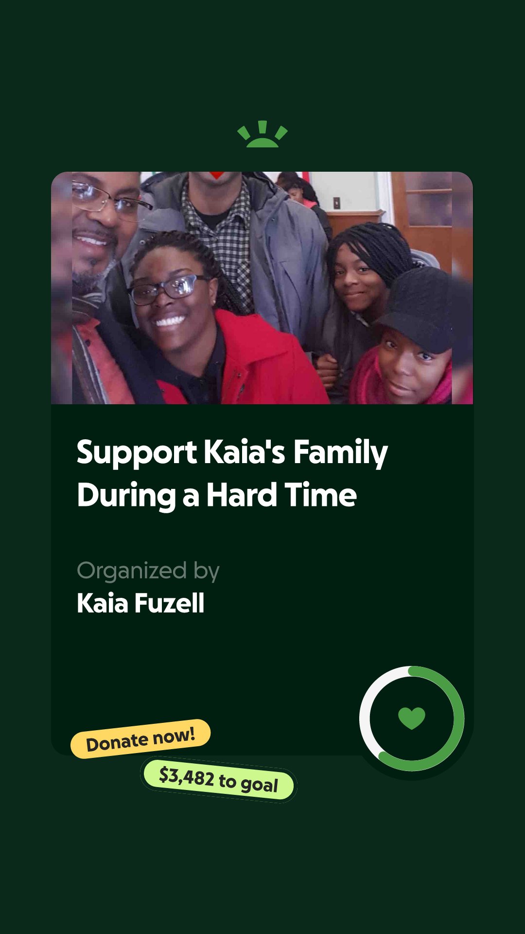 splitlucidity's tweet card. Hello. My name is Kaia Fuzell. My family and I have been going through a … Kaia Fuzell needs your support for Support Kaia's Family During a Hard Time