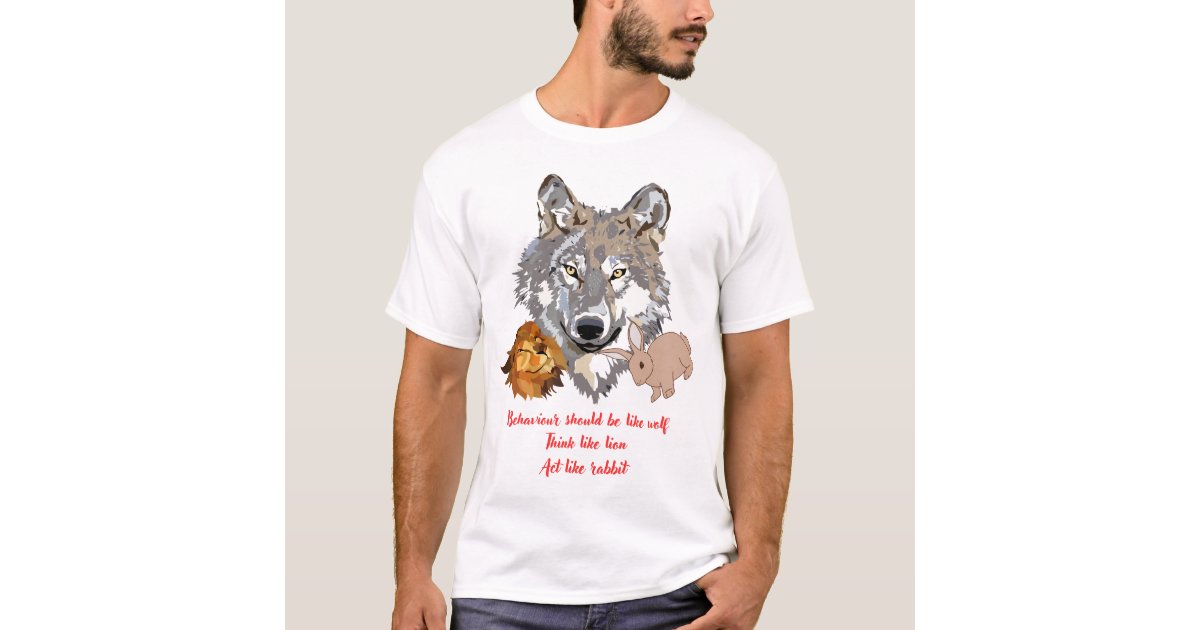 DesignerSaiyada's tweet card. Channel the untamed strength and silent power of a wolf with this bold "Behavior Should Be Like a Wolf" design. A perfect birthday gift for anyone who embodies strength, loyalty, independence, and...