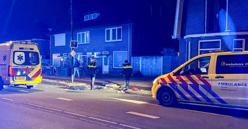 Traumahelikopter opgeroepen na ernstige valpartij fietser in Hengelo