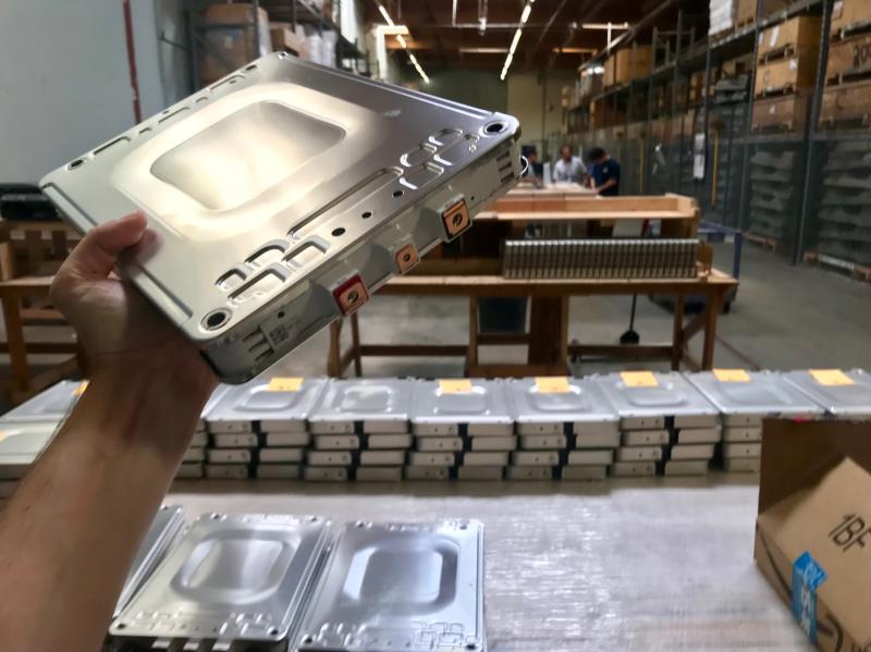 SourceCaptain's tweet card. Just Processed All “Nissan Leaf Batteries” in the USA.. I have over (25) MEGAWATTS of Tested/Good Cells! Who Needs Lithium Ion Batteries?? : ) #imback #batteries #lithiumionbatteries #MrGreen...