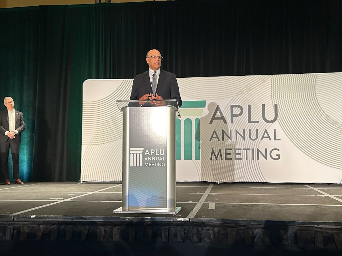 _JasonAMoore's tweet card. The Chancellor Emeritus at North Carolina Agricultural and Technical State University, was honored with the Peter McPherson Lifetime Achievement Award at the APLU Annual Meeting in Orlando.