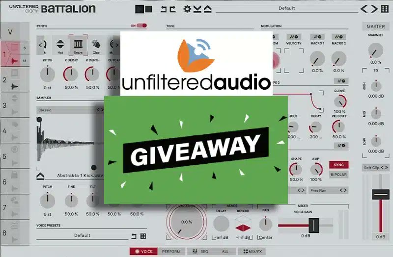 audionewsroom's tweet card. Here's your chance to win a copy of Battalion, the new performance-oriented beat production powerhouse by Unfiltered Audio ($199 value!)...