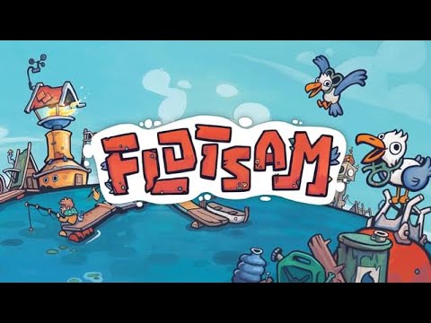 AlphaCasters's tweet card. Building a town out of trash?? Flotsam Ep. 1