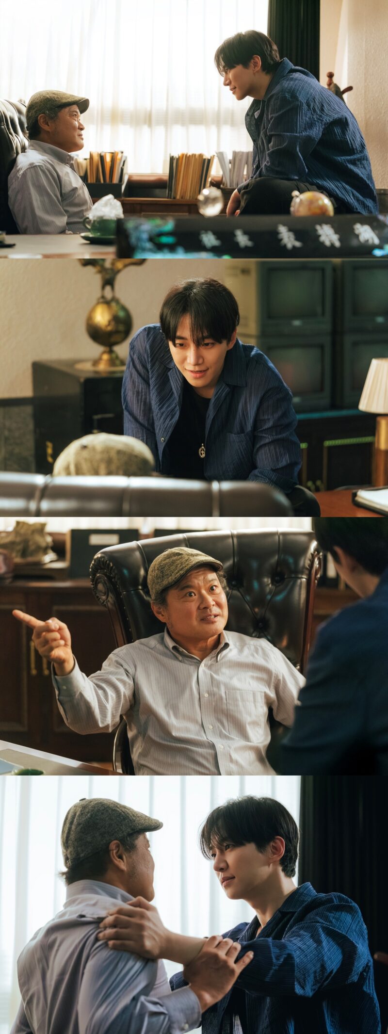 Kkorepo's tweet card. ※あらすじ・ネタバレになる内容が含まれています。 tvN土日ドラマ「テプン商事」が22日の本放送を前に、カン・テプン（イ・ジュノ）とピョ・バクホ（キム・サンホ）が対峙する緊迫のシーンを先行公開し、緊張感を最高潮へと引き上げた。 これまでの放