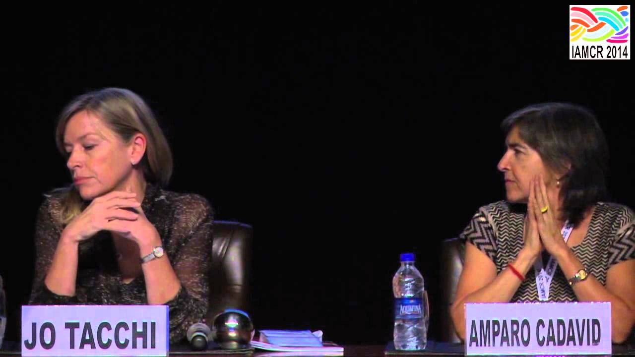 IAMCR2014's tweet card. IAMCR 2014 - Innovations in C4D - Rafael Obregon