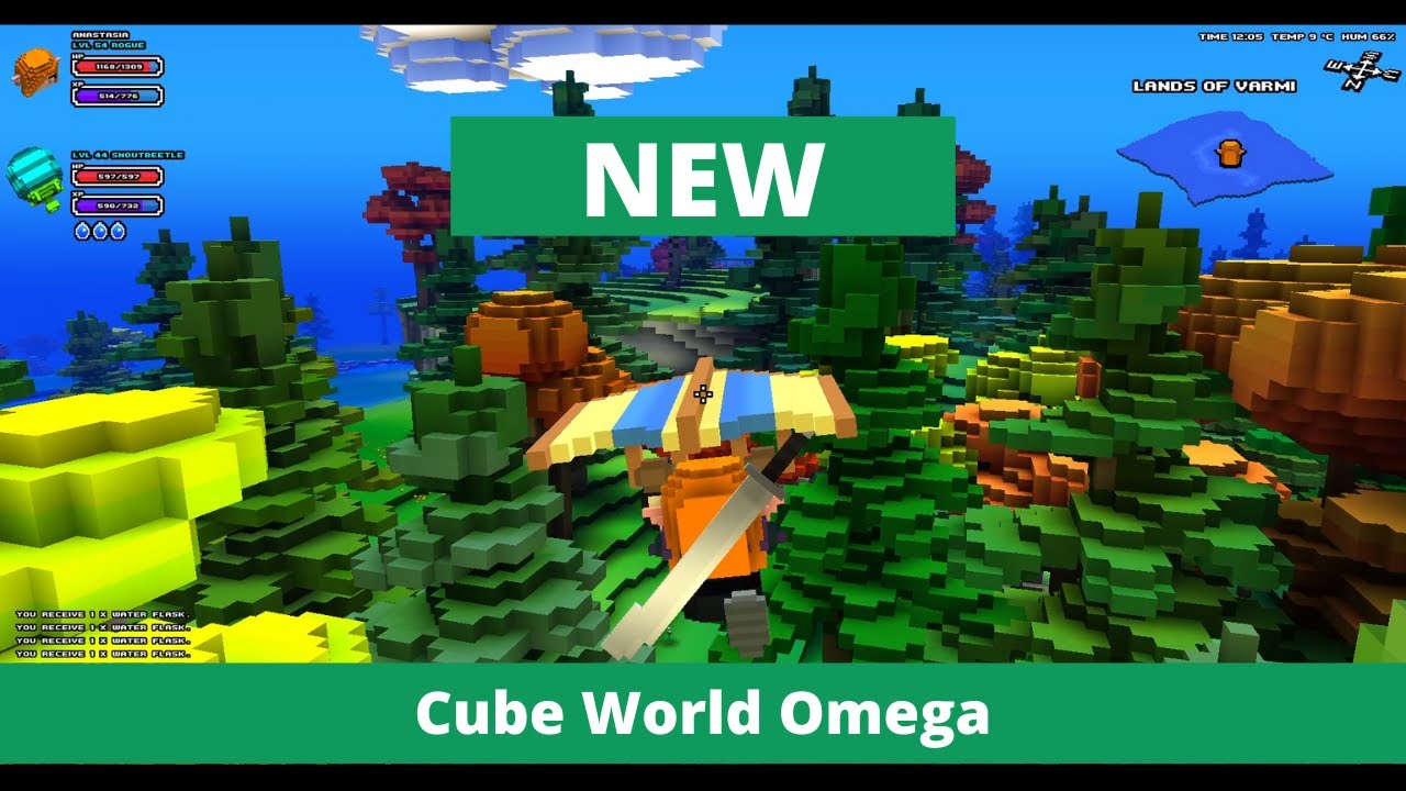 AntLangman's tweet card. Cube World is BACK? Cube World Omega | Game Talk