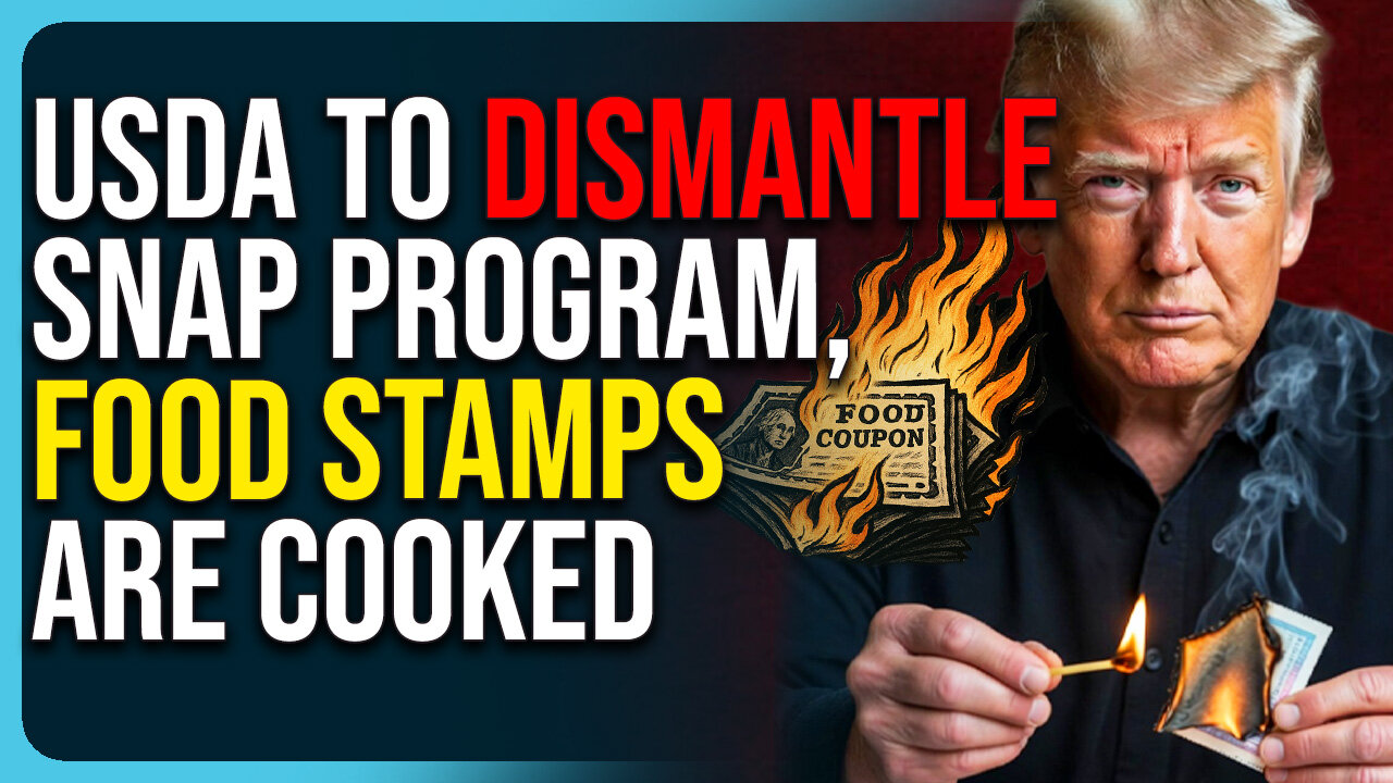 mepresco1's tweet card. USDA To DISMANTLE SNAP Program, Food Stamps Are Cooked SUPPORT THE SHOW BUY CAST BREW COFFEE NOW - https://castbrew.com/ Join - https://www.youtube.com/channel/UCLwN... Hosts: Tim @Timcast (everywhere