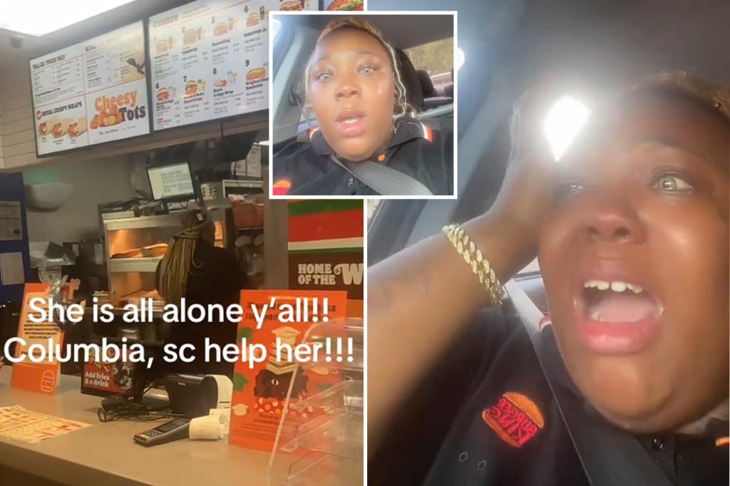 StarBlackDog13's tweet card. The 25-year-old mom of three went viral last month after a customer filmed her hustling from station to station alone inside the Columbia, SC, fast-food joint.