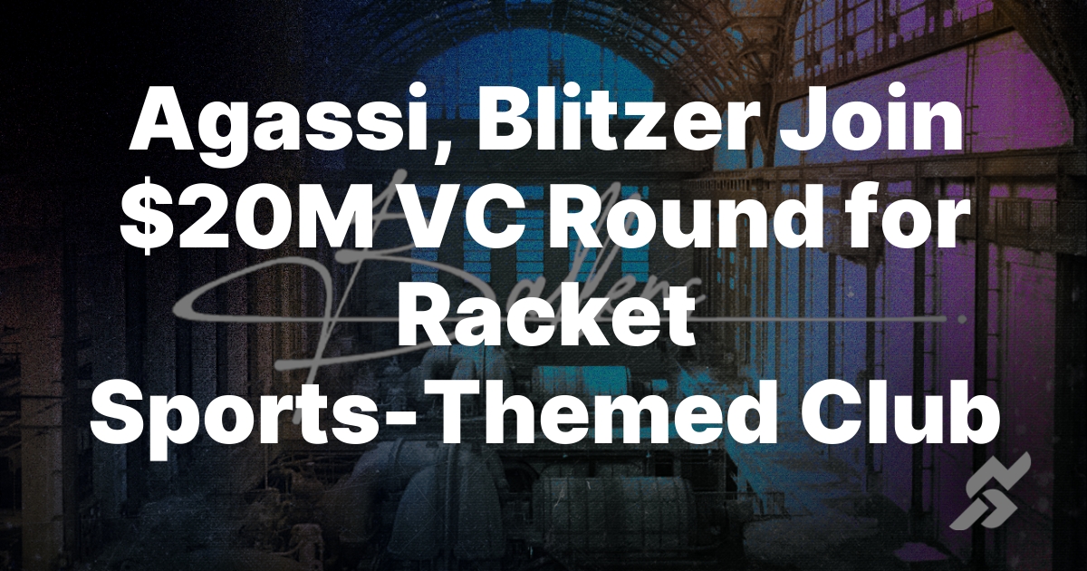 soshnick's tweet card. Padel and pickleball-focused social club Ballers has raised $20 million from investors including Andre Agassi and Kim Clijsters. Sportico has details.