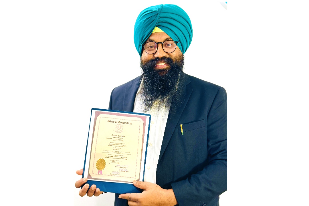 NewIndiaAbroadH's tweet card. Learn about Deep Singh, a renowned Sikh martial art expert who has been officially recognized by the State of Connecticut for his exceptional skills and contributions to the art. Explore his journey,...