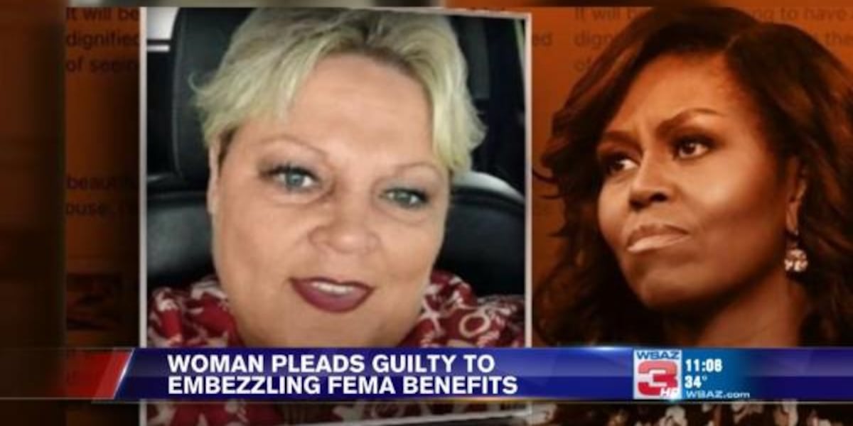 AWGconsulting's tweet card. A woman from Clay County known for making a racist post about former first lady Michelle Obama in 2016 is heading to prison after embezzling flood disaster benefits.