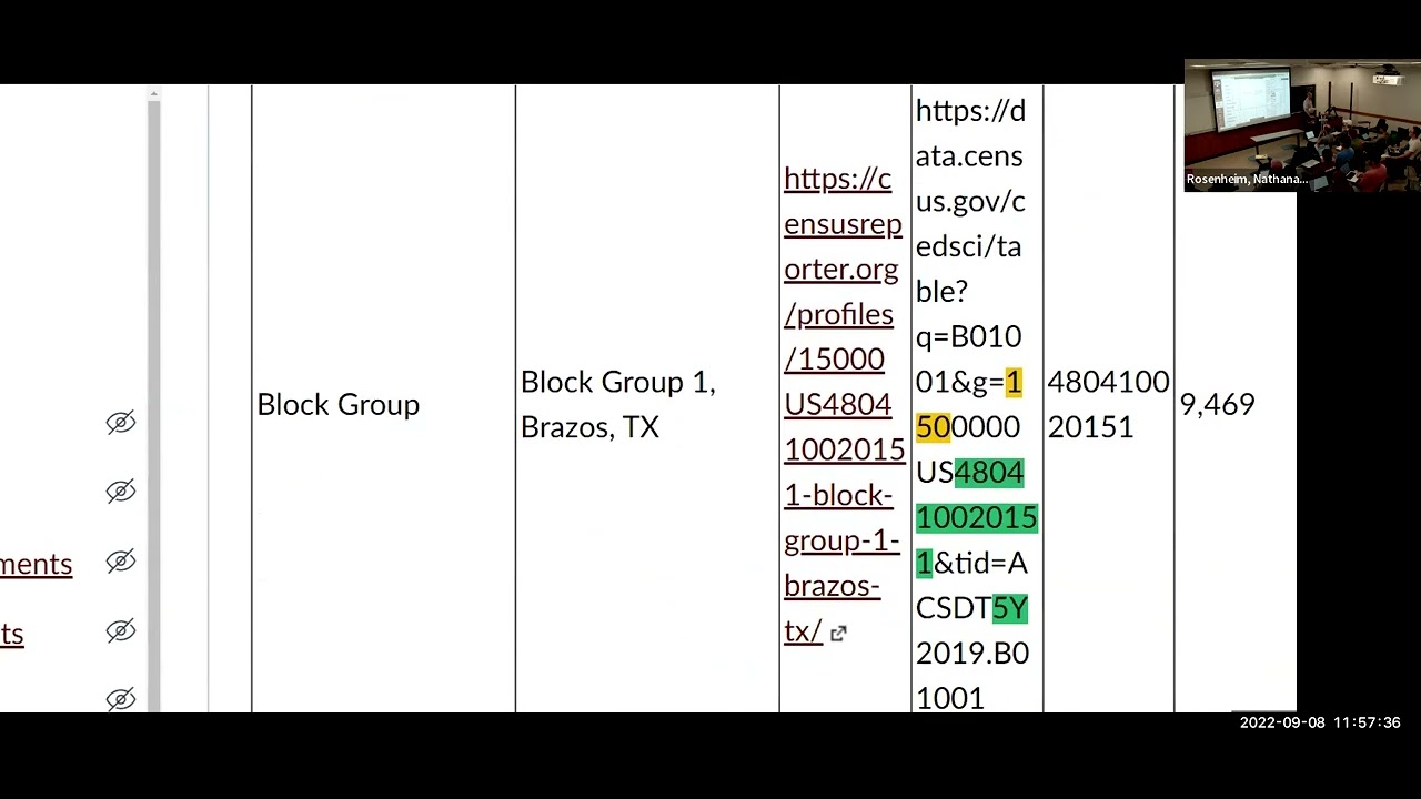 nprosenheim's tweet card. Application: Linking Public Data and Census Geography