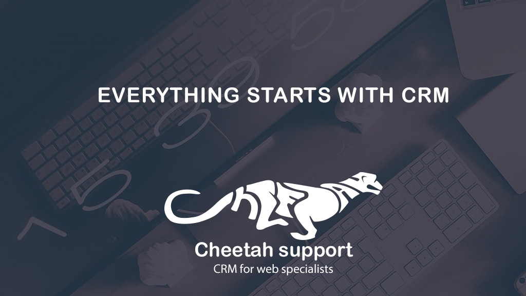 CheetahCRM's tweet card. CRM system designed for web specialists. Store client information, support customers, do projectmanagent and invoicing.