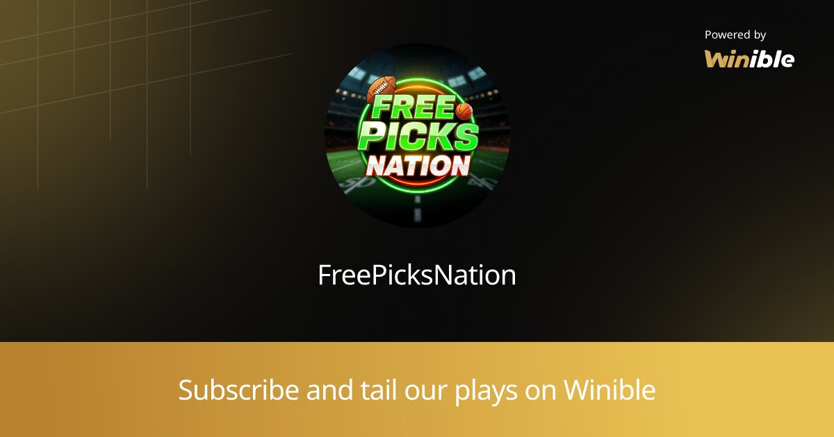 FreePicksNation's tweet card. Winible is the first creator monetization platform for cappers to launch a business online, build a community, and sell their picks.