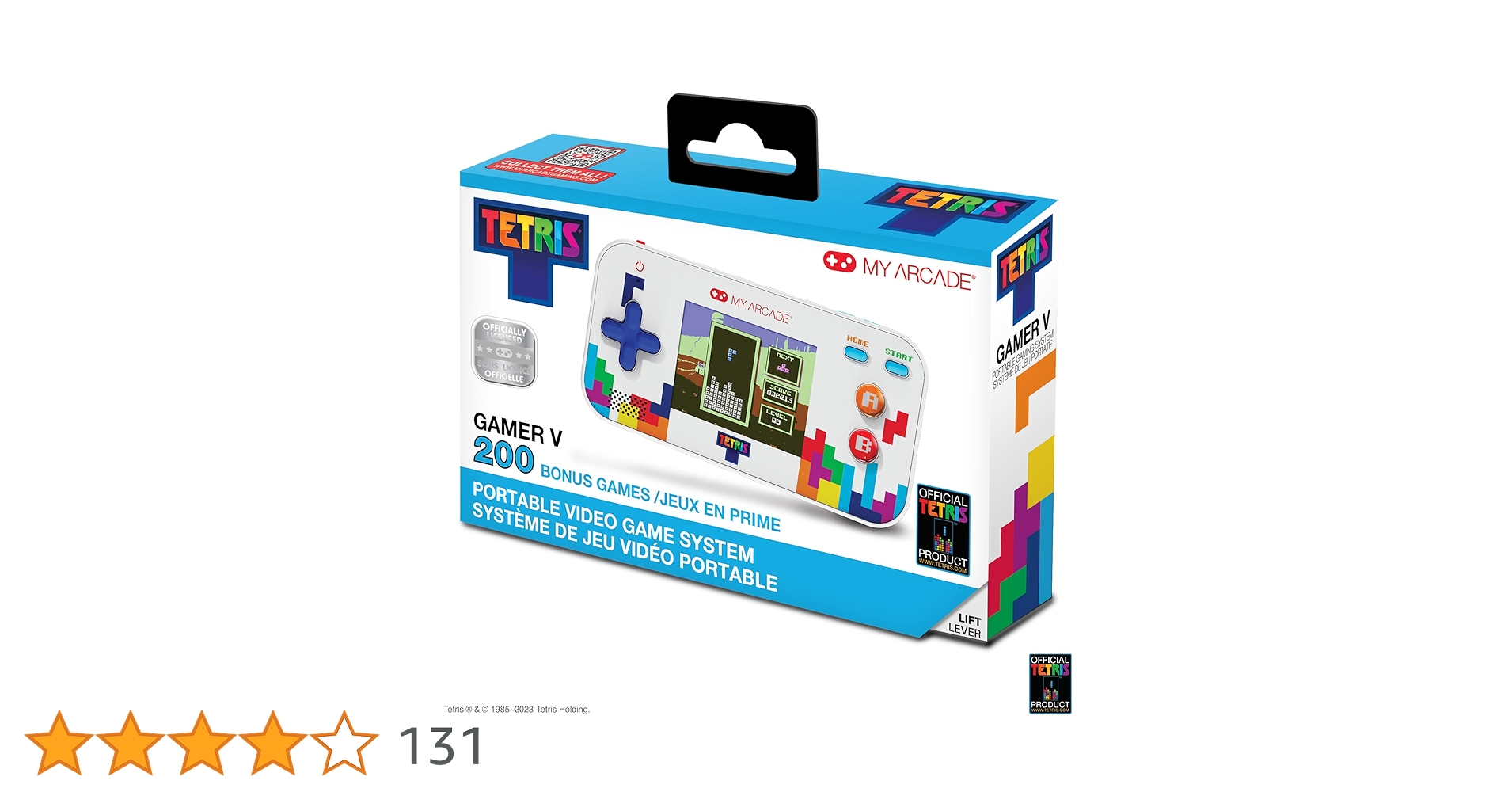 practicetw's tweet card. TETRIS PORTABLE GAMING SYSTEM (201 GAMES IN 1)