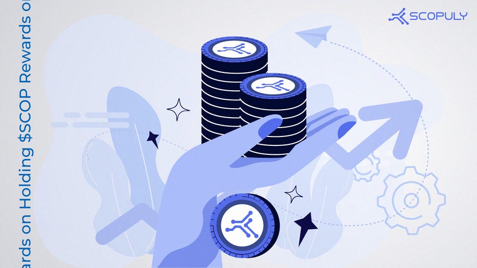 scopuly's tweet card. We are excited to release the long awaited SCOP Rewards Program.