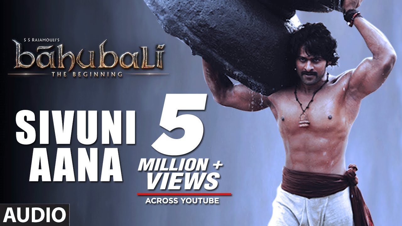 ssrajamouli's tweet card. Baahubali Songs | Sivuni Aana Full Song | Prabhas, Anushka Shetty,...