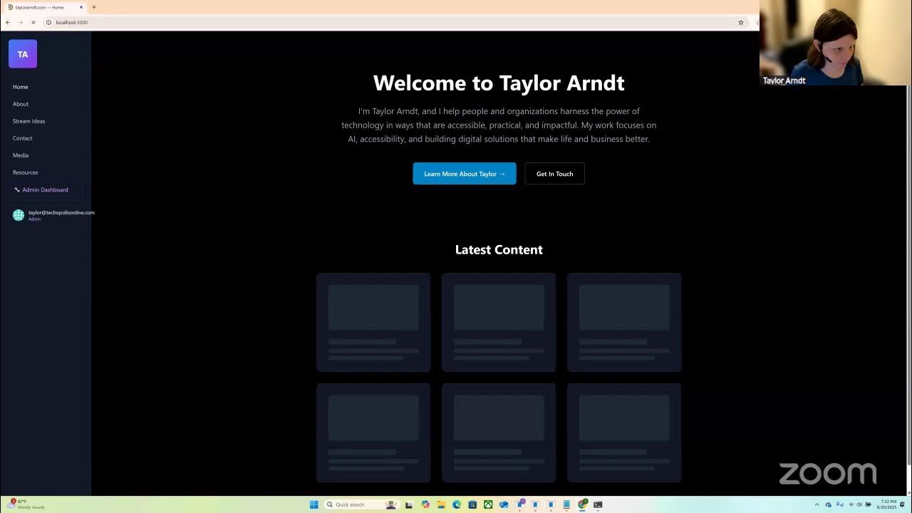 tayarndt's tweet card. Coding CHAOS Pt. 3 Projects and Stream Setup Madness
