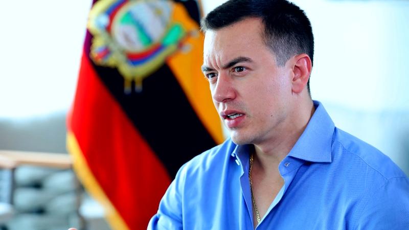 naciondigitall's tweet card. Vía Xinhua News Agency El presidente de Ecuador, Daniel Noboa, decretó un nuevo estado de excepción por 60 días en cinco provincias costeras y tres cantones (municipios) de las provincias centrales...