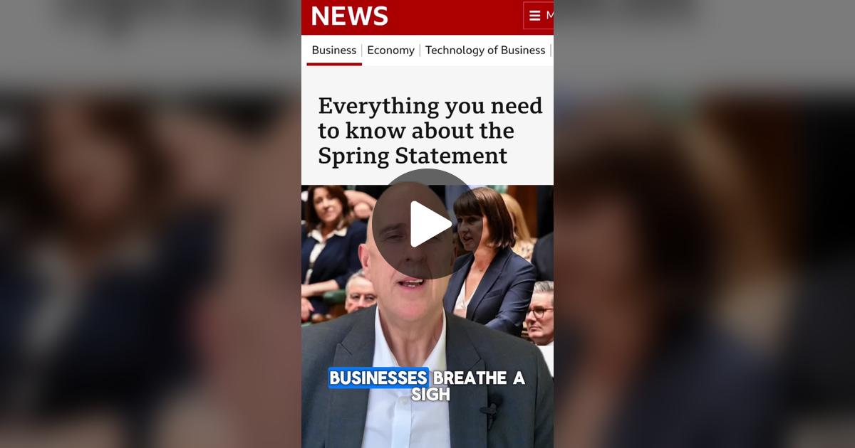 RealBizRescue's tweet card. 31 likes, 5 comments. “No major announcements likely to impact businesses, however, this does not mean challenging times are not on the horizon. With the upcoming increase to Employer National...