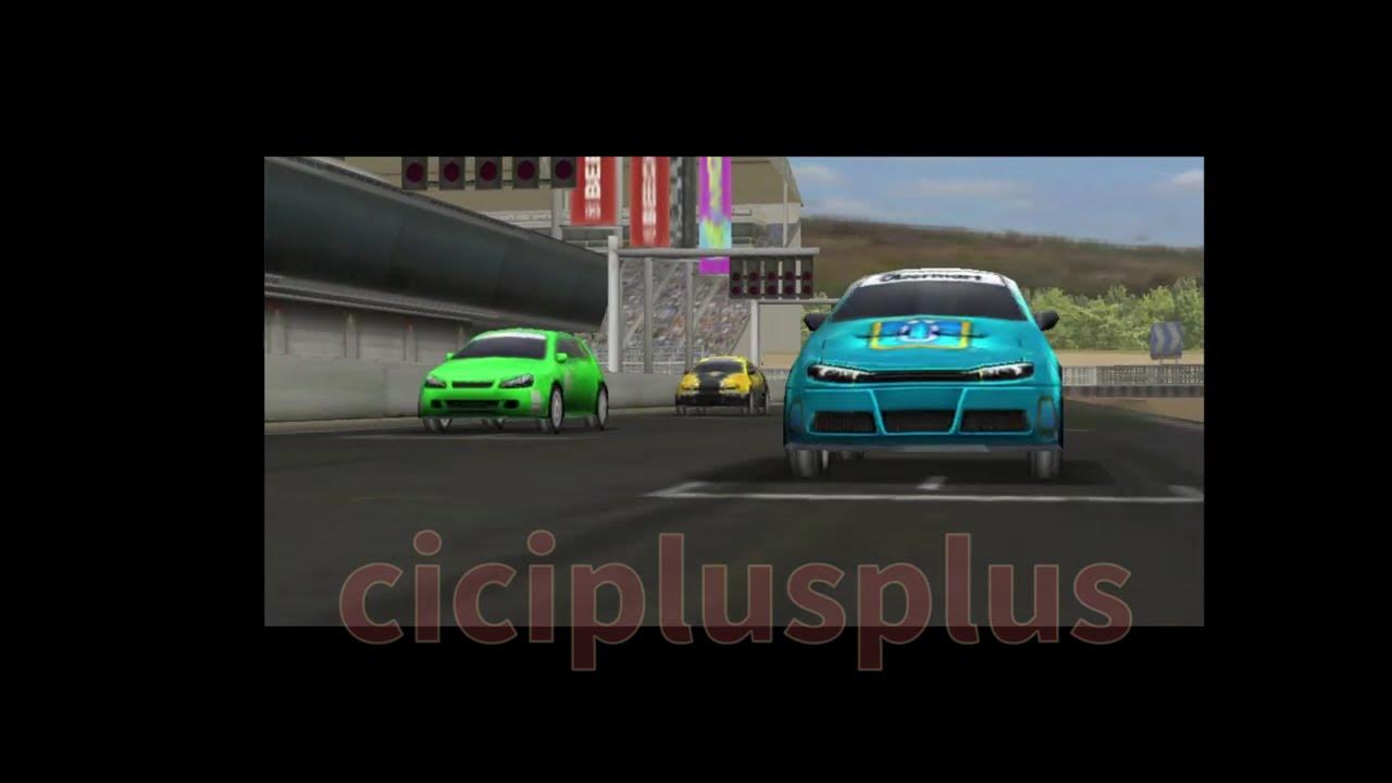 ciciplusplus's tweet card. mario kart running in fingerLLE